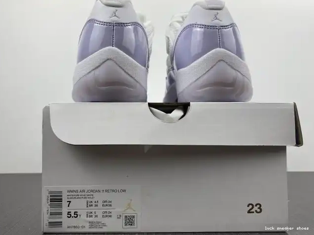 Reps LUCY Pure Violet Air Jordan 11 WMNS AH7860-101 Low 0514